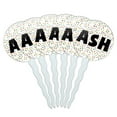 thumbnail image 1 of Ash Cupcake Picks Toppers - Set of 6 - Mutlicolored Speckles, 1 of 1