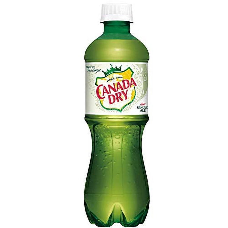 ジェットターレ カイサンダー クリアーグリーン Canada Dry Zero Sugar Diet Ginger Ale, 20oz Bottle, 8 Pack, Total