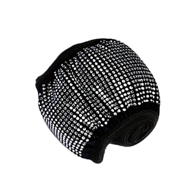 Cubierta para volante de 38 cm, antideslizante, brillante, para camiones, accesorios de decoración interior Blanco shamjiam cubierta del volante