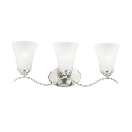 

24 in. Vital 3 Light Satin Nickel Bath Vanity Wall Light