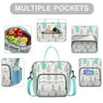 thumbnail image 2 of Princess Castle Flower Pattern Womens Lunch Box for Work,Insulated Large Lunch Bag for Tween and Teen,Loncheras Para Mujer,Leakproof Adult Lunch Bag for Work,Beach,Travel,Picnic,Camping, 2 of 7