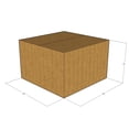 thumbnail image 3 of 14x14x9 Kraft Brown Corrugated Shipping Boxes, 32 ECT Single-Wall, Qty 25, 3 of 3