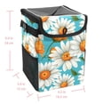thumbnail image 5 of Daisy Foldable Car Garbage Can with Lid, Leak-proof, Hanging Storage Bag - Trash Can for Car, Car Trash Bin, Car Trash Can, 5 of 6
