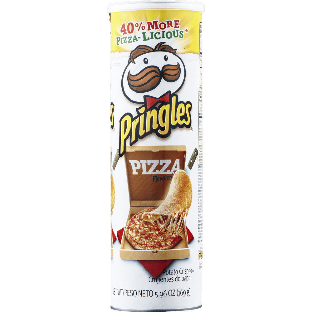 (3 Pack) Pringles Pizza Potato Crisps Chips , 5.96 OZ