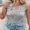 Gray, variant on Tank Tops for Women Solid Color O-Neck Sleeveless Elastic Slim Fit Basic Vest Casual Womens Top(Without Pads) Gray-L