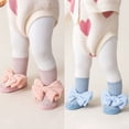 thumbnail image 5 of Laklulu Calcetines deportivos para bebé con lindo lazo Calcetines de piso antideslizantes para niños pequeños de 2 piezas adecuados para recién nacidos/bebés/niños pequeños, 5 of 5