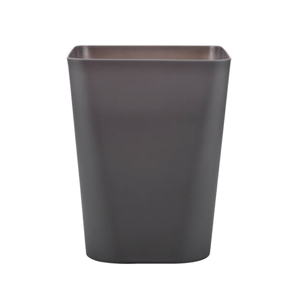 Monstrate Cubo de basura - Cubo de basura grueso y respetuoso con el medio ambiente Contenedor de basura de plástico saludable Suministros de limpieza para el hogar café S19*19*23.2 cm