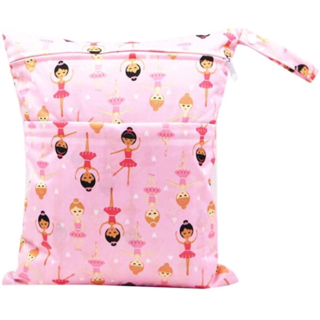 Bolsa seca húmeda reutilizable impermeable para bebé, bolsa de pañales, bolsa de traje húmedo reutilizable, bolsa organizadora de pañales grande colgante impermeable Sincero Hogar