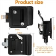 thumbnail image 4 of 3X RV Travel Trailer Entry Door Lock, Door Latch with Paddle Deadbolt, RV Handle,3 x RV lock 3 Set x Installation Accessories,Black, 4 of 5