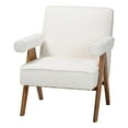thumbnail image 2 of Baxton Studio Georgina Japandi Accent Chair, Walnut Brown, 2 of 10