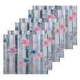 thumbnail image 3 of BZSMCE Towel Cotton Face Towel Soft Hand Towels Fashion Striped Pink-blue Floral Pattern, 3 of 9
