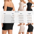 thumbnail image 4 of YUANxueke Womens Strapless Shapewear Full Slip Bodycon Dress Seamless Body Shaper Tube Slip Dress, 4 of 5