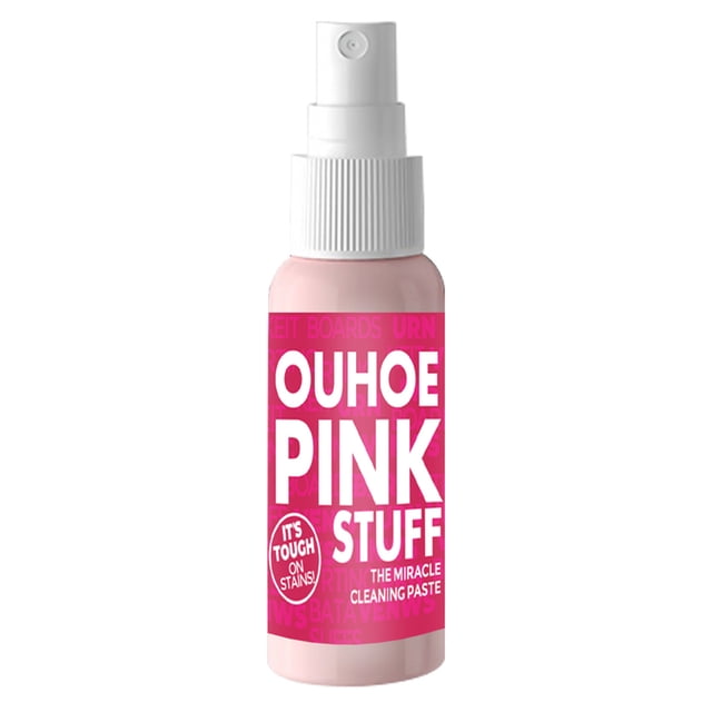 Generic Limpiador Universal ouhoe Rosa 30ML, Elimina Óxido y Suciedad en Cocina, Baño y Muebles, Fácil Dosificación con Boquilla de Spray, Surfactante de Alta Calidad, Compacto y Práctico.
