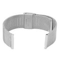 thumbnail image 4 of Correa de reloj de acero universal, correa de malla metálica tejida para reloj Amazfit GTS, color plateado, 4 of 12