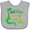 AC-Heather Grey, variant on Inktastic My Nan Loves Me Grandson Dinosaur Boys Baby Bib