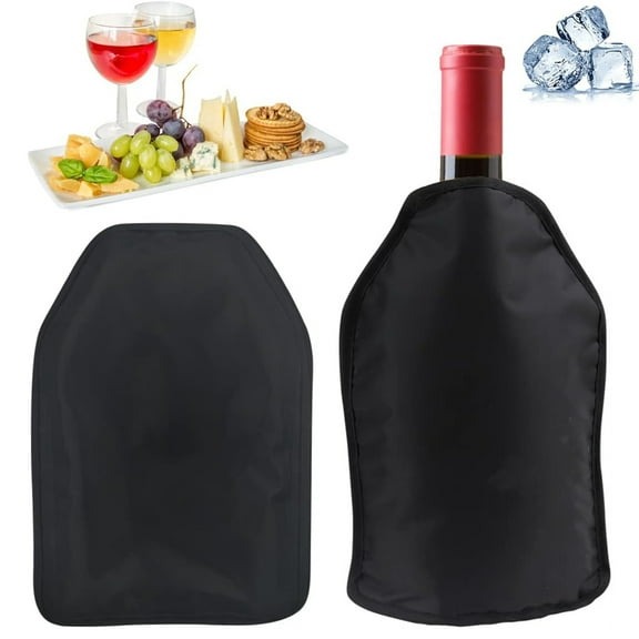Ice Wine Sleeve,Tutuviw Wine Chiller Wine Cooler Refrigerator,Champagne Cooler Bag,Wine Bottle Chiller Cooler for Red White Champagne or Sparkling,Cooling Holder,Flexible/Durable Design