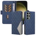 thumbnail image 1 of Compatible with Samsung Galaxy S23 Ultra 5G PU Leather Wallet Case with Card Holder Magnetic Closure Cover, 1 of 5