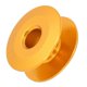 thumbnail image 1 of 100Pcs Aluminum Bobbins Golden Replacement for Lockstitch Sewing Machine Accessories40264A Flat, 1 of 3