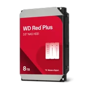Western Digital 8TB WD Red Plus NAS SATA HDD, 3.5" Internal Hard Drive HDD, 5640 RPM, 256MB Cache, CMR - WD80EFPX