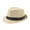 Beige, variant on Walbest Men Solid Color Linen Beach Hat, Outdoor Wide Brim Fedora Felt Hat Panama Cap Boater Summer Beach Sunhat