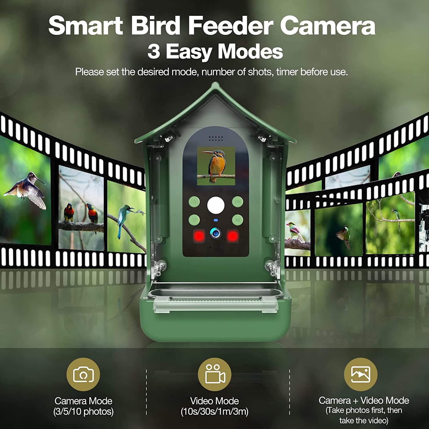 BIRD BUDDY Smart Bird Feeder With Camera In HD For Beautiful Close-ups And Unique Bird Watching - Foto 6