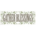 thumbnail image 2 of Marrott, Stephanie 18x10 Gold Ornate Wood Framed with Double Matting Museum Art Print Titled - Gather Blessings, 2 of 4