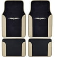 BDK Original Car Seat Covers and Floor Mats, Split Bench, Easy