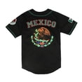 thumbnail image 4 of Gyujnb Mexico Embroidered Baseball Short Sleeve Button Down Shirt Casual Play and Daily Wear (Little Boys, Big Boys),6-7 Years, 4 of 5
