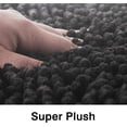 thumbnail image 3 of Alfombra de baño súper suave, alfombra de microfibra antideslizante extra gruesa, alfombra de baño de chenilla de secado rápido lavable a máquina para bañera y lavabo, certificada con bajo contenido, 3 of 5
