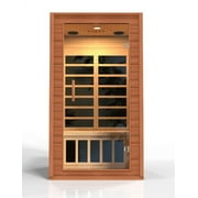 Dynamic Avila Elite 1-2-person Ultra Low EMF (Under 3MG) FAR Infrared Sauna (Canadian Hemlock)
