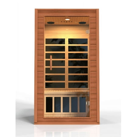 Dynamic Avila Elite 1-2-person Ultra Low EMF (Under 3MG) FAR Infrared Sauna (Canadian Hemlock)