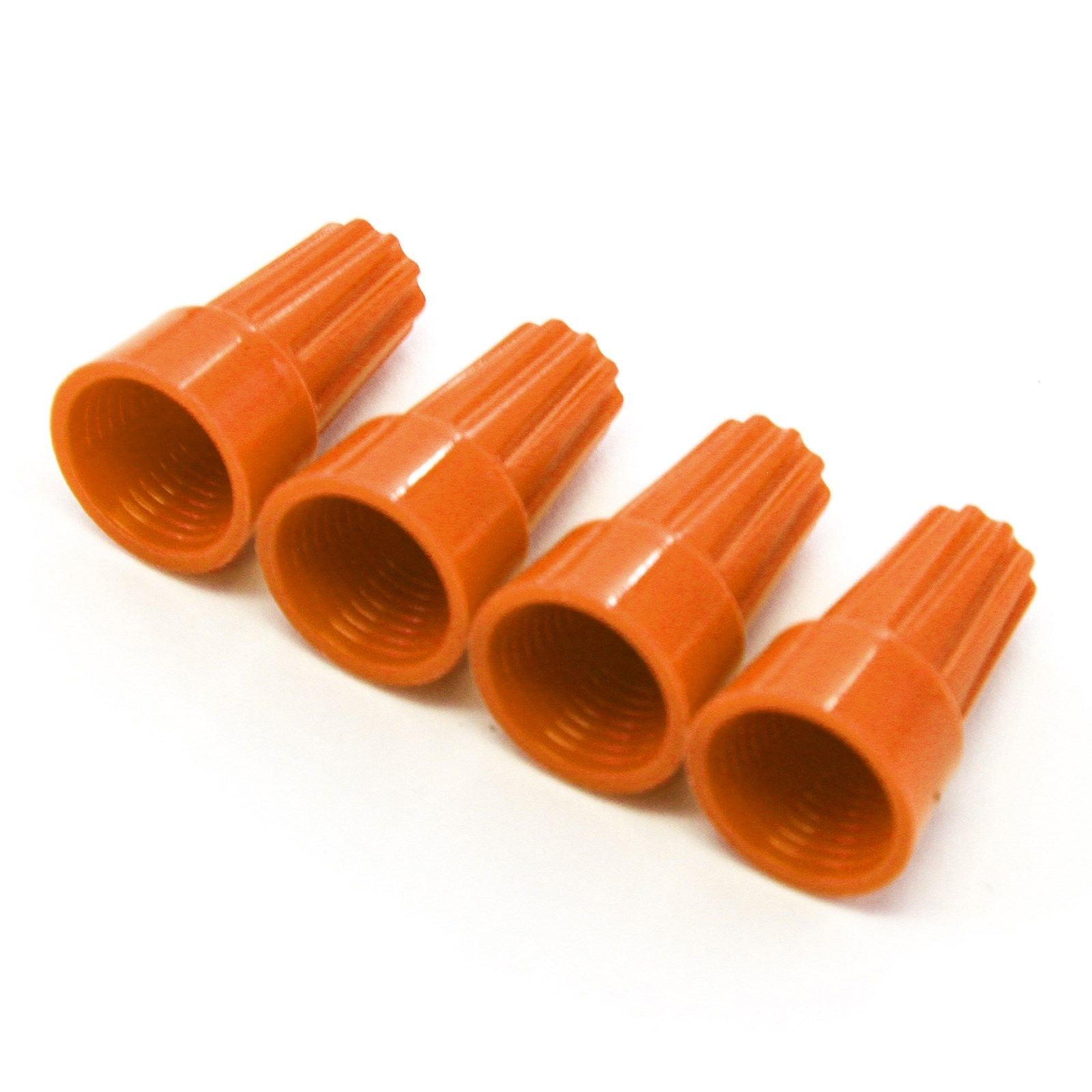 Red Hound Auto 500 pcs Orange Screw on Wire Connectors TwistOn Easy Screw Pack