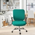 thumbnail image 1 of serony Housse Élastique pour Chaise de Bureau, Housse Extensible pour Chaise de Jeu Verte, 1 of 8