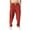 Red, variant on Quinlirra Men's Pants Casual relaxed fit Summer Men's Wide Leg Pants Breathable Linen Pants Men's Loose Straight Leg Retro Fashionable Pants