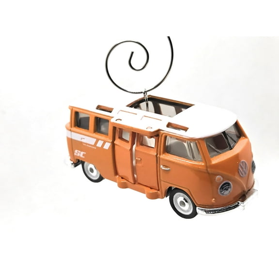 1965 Volkswagen Microbus Bus Orange Christmas Ornament
