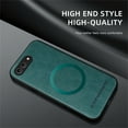 thumbnail image 2 of Allytechgroup Magnetic for iPhone 8 Plus/7 Plus Case, Compatible with MagSafe Support Magnetic Car Phone Mount PU Leather Slim Phone Case for Women Men for iPhone 8 Plus/7 Plus, Green, 2 of 10