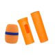 thumbnail image 3 of Funda protectora para micrófono inalámbrico con protector de espuma suave para un mejor rendimiento Naranja, 3 of 9