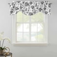 thumbnail image 2 of Tie Up Valances for Windows, Black Coastal Adjustable Valance Curtains Window Treatment for Living Room, Coral Starfish Seaside Summer Beach Rod Pocket Kitchen Curtains & Drapes 42x12 Inch, 2 of 9
