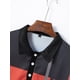 thumbnail image 5 of pstuiky camisas de manga larga para hombre, Camisa de manga larga con solapa y botones de tela holgada con diseño de patchwork para hombre top de hombre m, 5 of 8