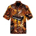 thumbnail image 5 of Camisetas gráficas con herramientas musicales personales y estampados por todas partes para hombre, camisetas de verano de manga corta de talla grande para playa hawaiana, camisa para hombre, 5 of 5