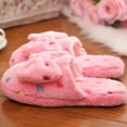thumbnail image 4 of VerPetridure Women's House Slippers Fuzzy Slippers Fluffy Bedroom House Shoes Memory Foam Suede Cozy Plush Breathable Anti-Slip Indoor & Outdoor Winter, 4 of 4