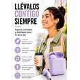 thumbnail image 3 of Audífonos Bluetooth 5.0 Inalámbricos Manos Libres Morado Pastel, 3 of 5