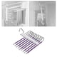 thumbnail image 3 of Perchas holgadas y elegantes Advancent estante colgante multiusos Violeta 33.2x24 cm, 3 of 6