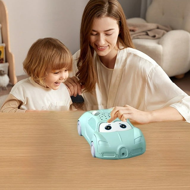 QIPOPIQ Phone Toy, Soothing Car Toys - Number Counting Color Animal Sound Fun Smart Phones, Lullaby Fine Motor Hand Activity Playing