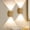 Wood Grain, variant on Motion Sensor Night Light: 1200mAh Rechargeable Wall Sconce  Stair Lights Indoor  Wall Sconces Night Light for Bedroom Hallway Stairs  Decor (Light Oak)