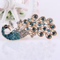 thumbnail image 6 of Opvise Brooch Pin Shiny Lovely Women Fashion Peacock Shape Collar Pin for Wedding, 6 of 8