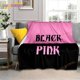 thumbnail image 1 of Manta de felpa suave para decoración de sofá y silla, cobija con diseño de grupo Idol coreano, Blackpinks para chica, 1 of 4