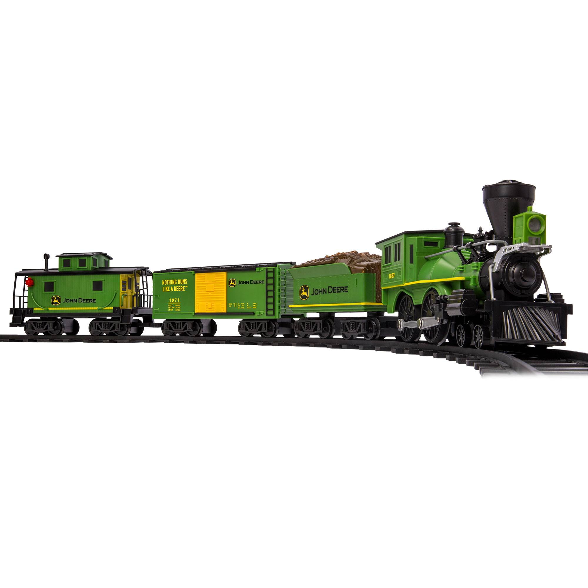 john deere toy train set