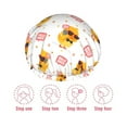thumbnail image 5 of Kdxio Cute Duck Print Shower Cap for Women,Elastic and Reusable,Double Waterproof Layers Bathing Hat, 5 of 6