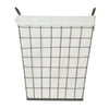 Better Homes & Gardens Heavy-Gauge Wire Laundry Basket, Dark Zinc, 20 in x 15 in x 25 in